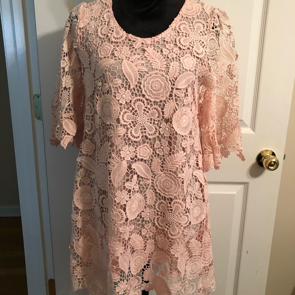 Beautiful Pink Lace